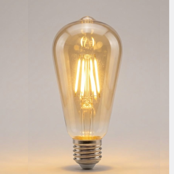 Edison Bulb Large, E27 holder, yellow Bulb, LED, yellow light, warm light, warm lighting