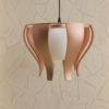 Luxurious metallic Bronze pendant lamp