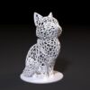 Mesh Cat Figurine Designer Statue by The Sundayy
