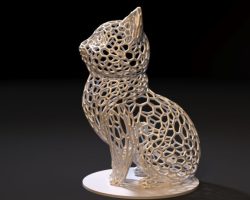 Premium Corporate Gifting | The Sundayy Mesh Cat Figurine Designer Statue by The Sundayy